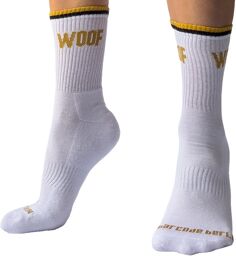 Chaussettes blanches Woof Barcode