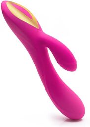 Vibromasseur rabbit rose ergot à picots 10 programmes USB