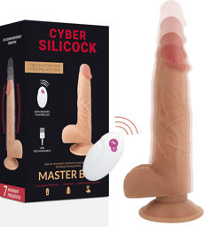 Gode Réaliste Va-et-Vient Vibrant 16.5 cm avec Télécommande MR BEN