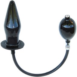 Inflatable Butt Plug Black 11 cm
