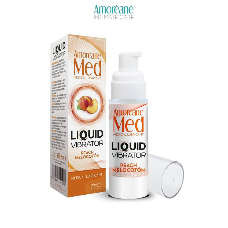 Lubrifiant Liquid Vibrator Pêche 30ml