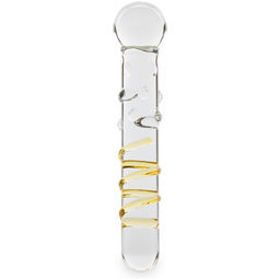 Gode godemichet en verre Divinity gode vaginal ou anal homme ou femme - Jaune