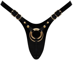 Harnais en similicuir Fabulous Taille unique Noir brillant