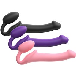 Strap-On Semi-Réaliste Bendable