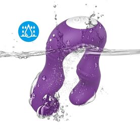 Vibromasseur Violet en forme de U double tête stimulateur point G