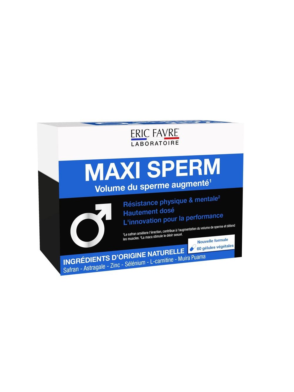 Développeur de Volume de Sperme Maxi Sperm 60 Gélules