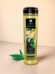Huile de massage organique parfum thé vert - 240 ml