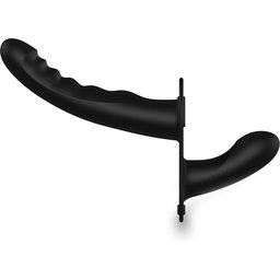 Gode Ceinture Duo Ajustable Ribbed Strap-On