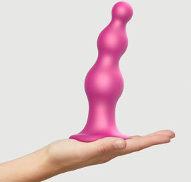 Plug anal BEADS Rose taille XL