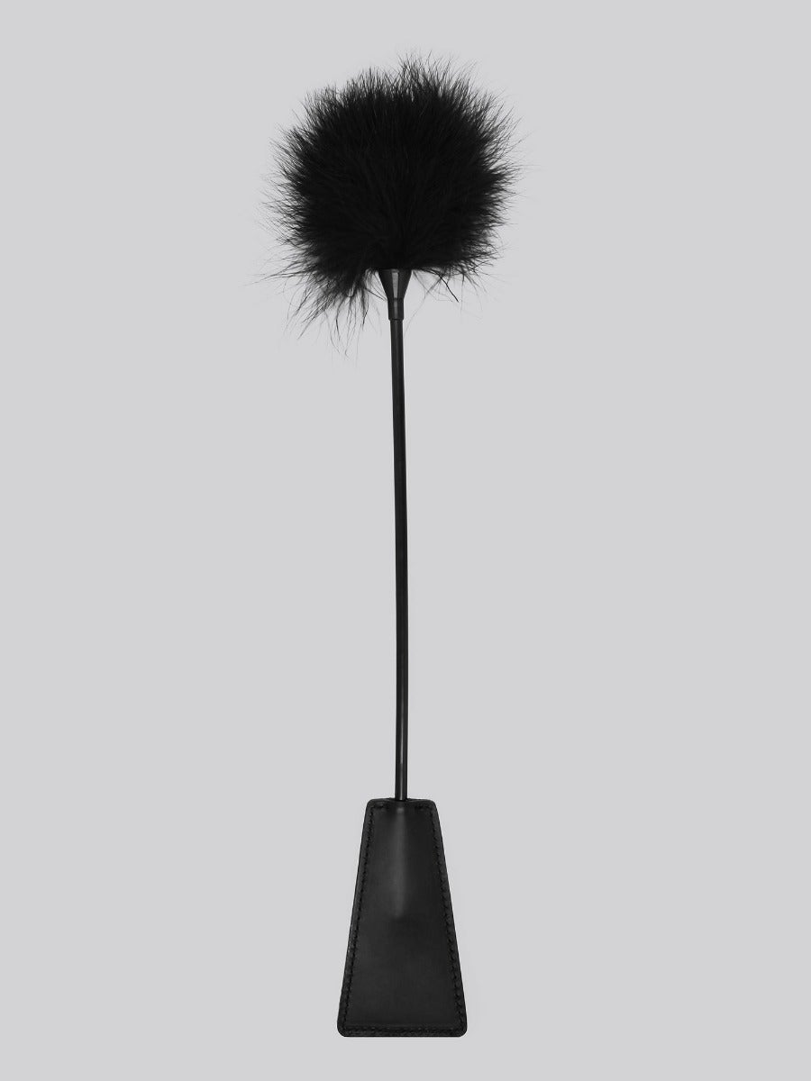 Cravache à plumes noir