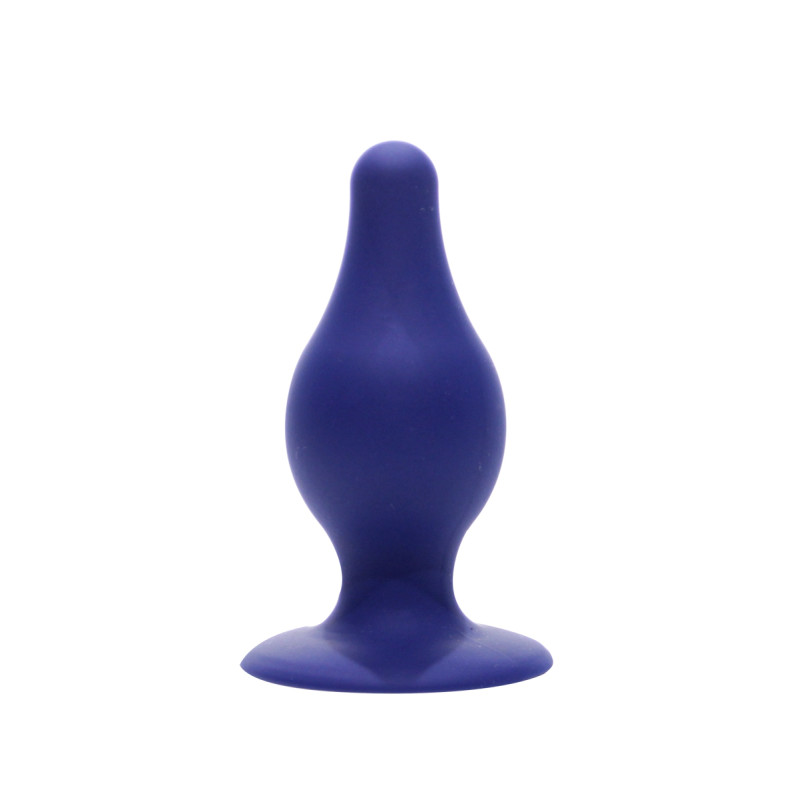 Plug anal double densité bleu 9,3 cm