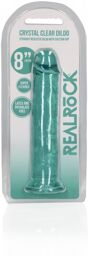 Realiste Dildo Jelly Suction Cup - 20 cm - Turquoise