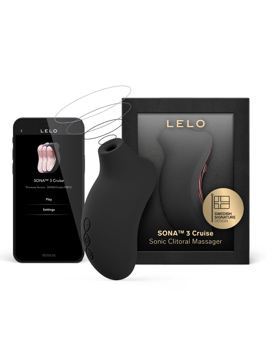 Stimulateur clitoridien connecté sonique LELO Sona 3 Cruise noir