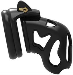 Cage de chasteté Ghost 10 x 3cm Noire