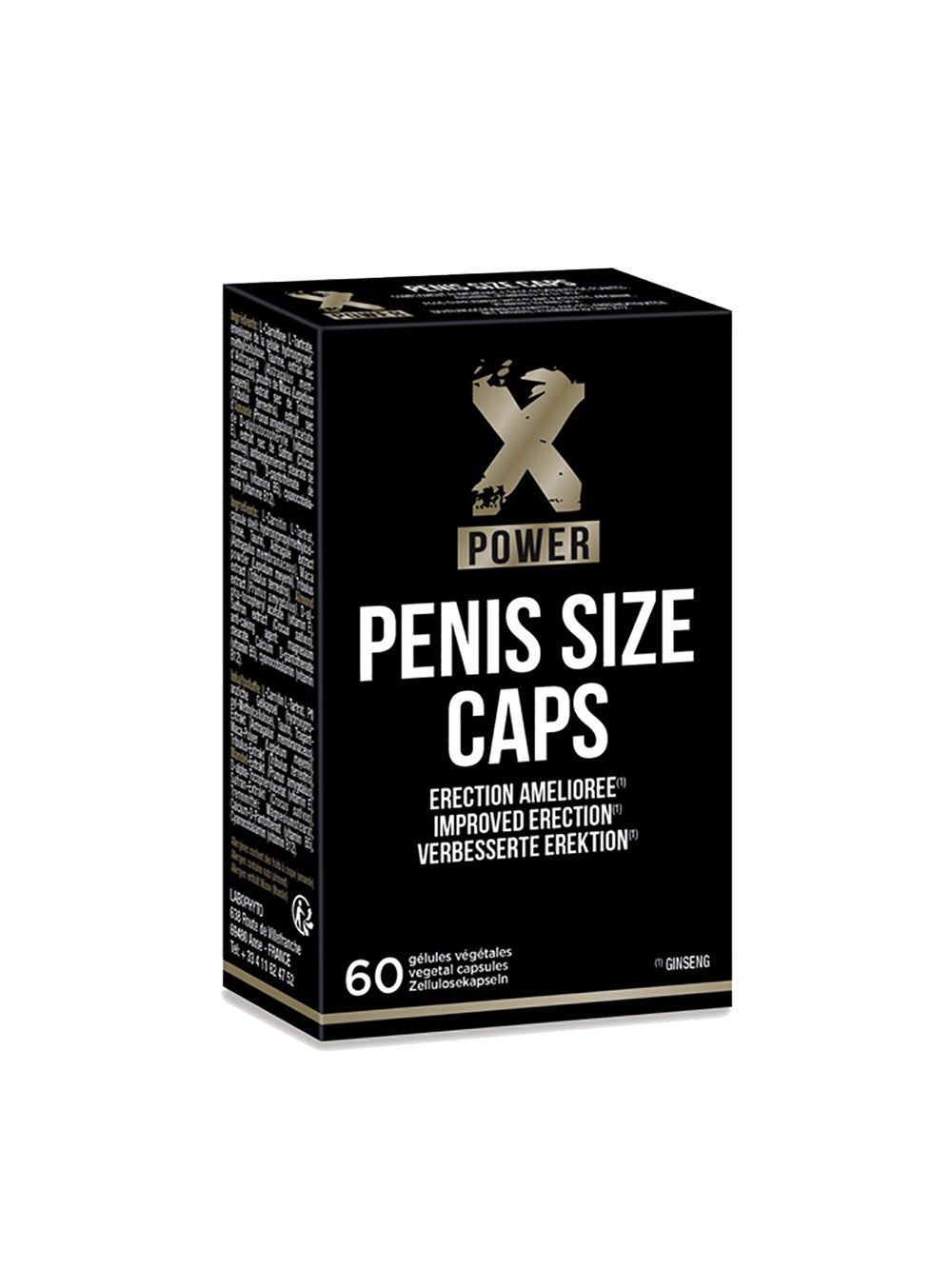 Stimulant Sexuel Penis Size XPOWER 60 Gélules