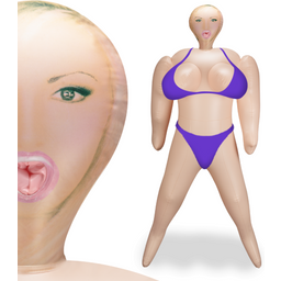 Poupée gonflable réaliste curvy vagin et bouche Sylvia