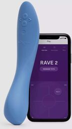 Vibromasseur connecté We-Rave 2 Bleu