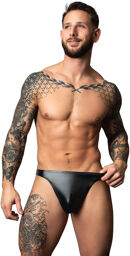 String effet wetlook Noir