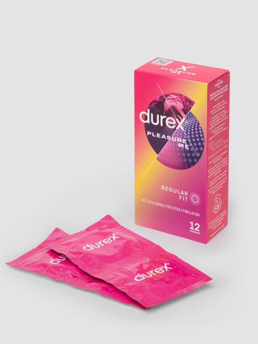 Durex Pleasure Me - Préservatifs en latex Boîte de 12