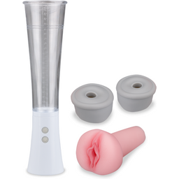 Développeur de pénis vibrant 9 modes + insert vagin Max