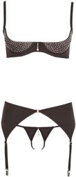 Ensemble Strass Ouvert Noir