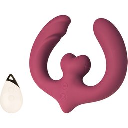 Vibrateur à Triple Action Grondante pour Couple