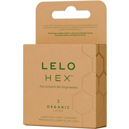 HEX Préservatifs Biologiques Pack de 3