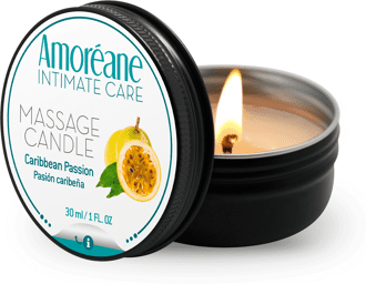 Bougie de Massage Saveur Caribbean Passion - 30 ml