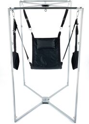 Kit Sling Tissu Carré Noir Armature Grise