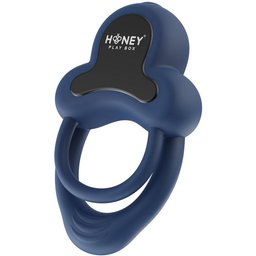 - Anello-Controlé par App Anneau Vibrant Double avec Stimulate