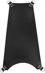 Sling en cuir 4 Points Ajusté Noir