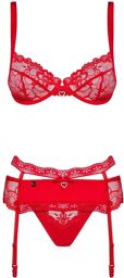 Ensemble Heartina Set Red Rouge
