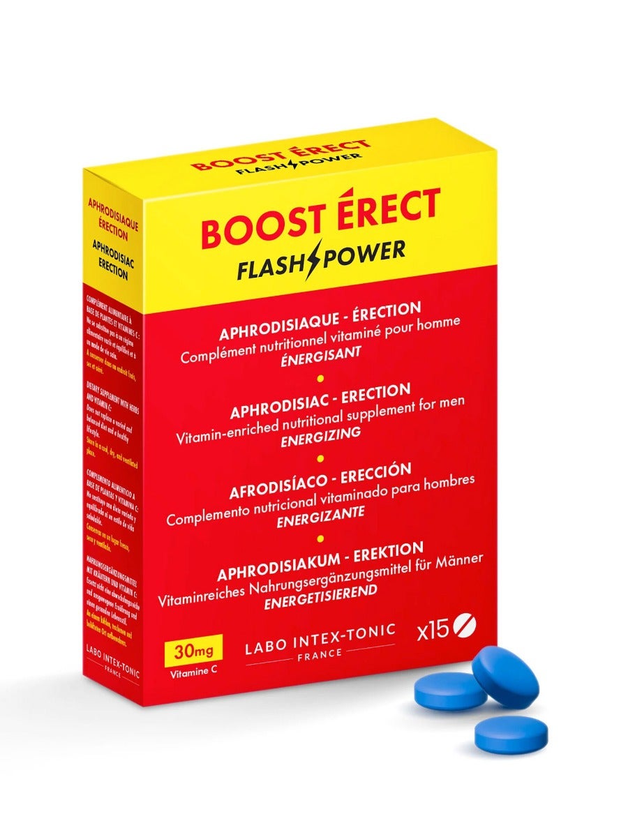 Stimulant homme Boost Erect 15 comprimés