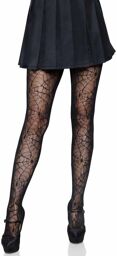 Collant dentelle Spiderweb Noir