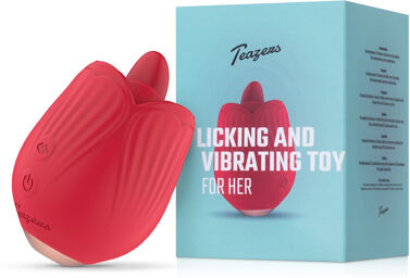 Vibromasseur Rose - Léchage et vibration