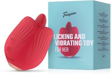 Vibromasseur Rose - Léchage et vibration