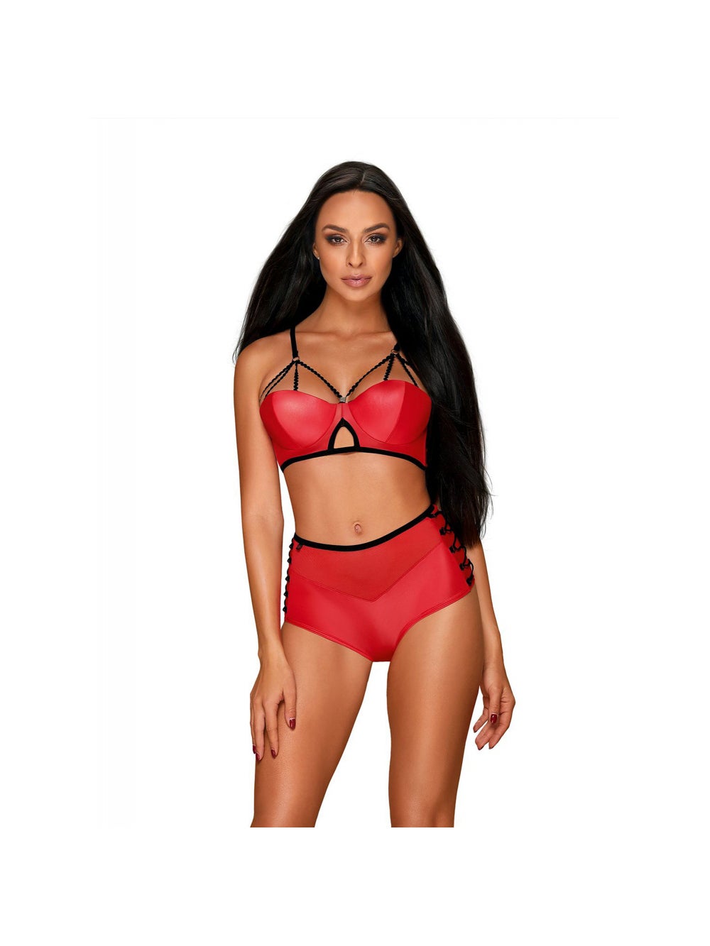 Ensemble Leatheria 2 Pièces Rouge