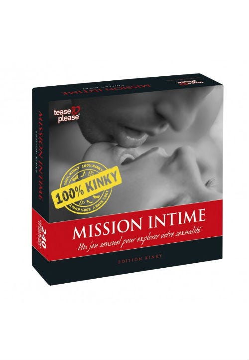 Jeu Érotique Mission Intime 100% Kinky