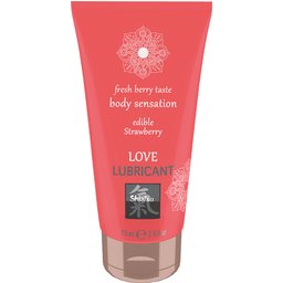 - Lubrifiant comestible à la fraise - 75 ml