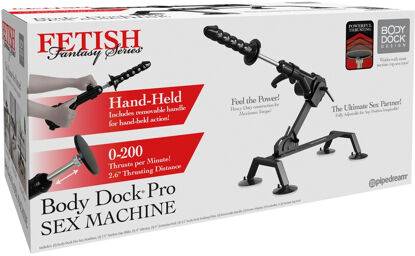 Body Dock Pro Machine à Sexe avec Télécommande et Dildo Suction