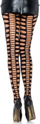 Collant opaque avec motifs réversibles 9967 Noir
