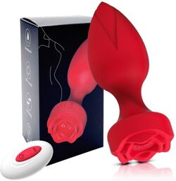 Plug vibrant Rosy Bello 8 x 3.5cm Rose
