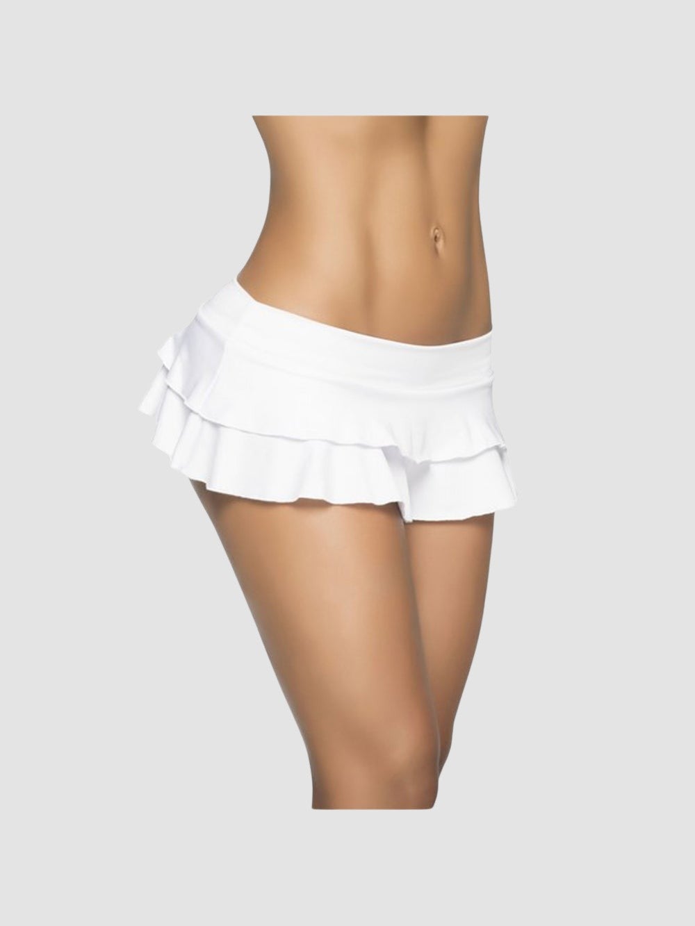 Mini Jupe à Volants 5022 Blanche