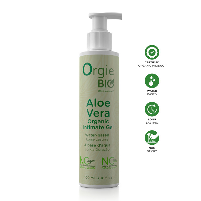 Gel Intime Bio à Base dEau à l'Aloe Vera