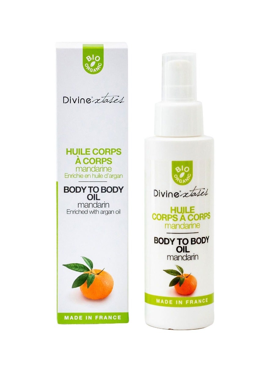 Huile corps à corps mandarine bio 100 ml