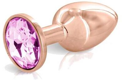 Plug Anal Bijou S Aluminium Angel Rose Rose