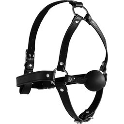 Xtreme Harnais de Tête avec Bâillon Boule Solide