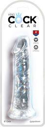 Dildo transparent 21,8 cm