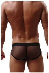 Slip Résille Noir Noir