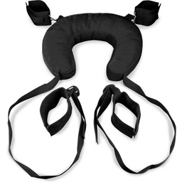 Menottes bondage chevilles et poignets avec coussin
